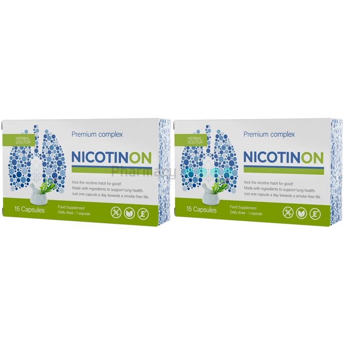 ⍙ Nicotinon Premium - capsules that make it easier to quit smoking